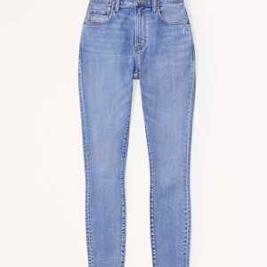 Abercrombie & Fitch Curve Love High Rise Super Skinny Ankle Jean Size 00 24 XS
